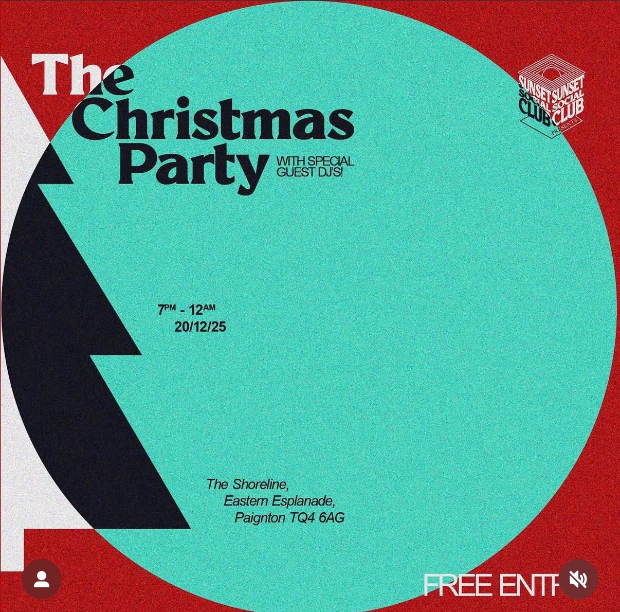We go again! Tonight’s party manoeuvres with @sunsetsocialclub_uk and a lovely bunch of selectors for the annual shindig at Shoreline on Paignton seafront. Free entry, 7pm-midnight. See you soon groovers.